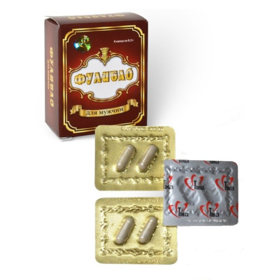 БАД для мужчин для повышения потенции Фулибао (6 капсул) (badpotFulibao6k)