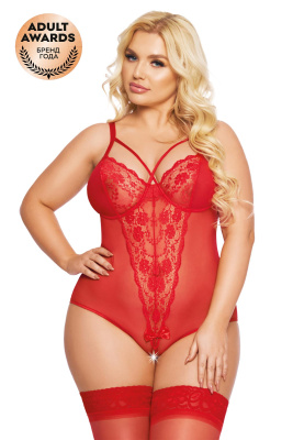 Боди SoftLine Collection Amanda, красный, XXL (0T-00016641)