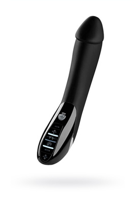 Вибратор Mystim Tickling Truman силиконовый с электростимуляцией черный, 27см (0T-00008169)