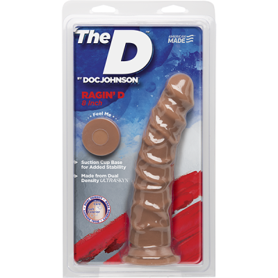 Фаллоимитатор на присоске без мошонки The D - Ragin’ D 8 - Caramel (1700-11 CD DJ)