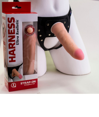 Фаллоимитатор на трусиках HARNESS, L 180 мм D 42 мм (731103)