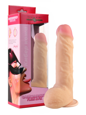 Фаллоимитатор на присоске FLEX &amp;amp; FIX SISTEM Киберкожа №64 (3205-64 BX DD)