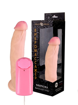 Вибромассажер с присоской из киберкожи №58 (3204-58 BX DD)
