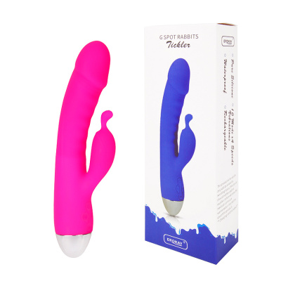 ВИБРОМАССАЖЁР L рабоче части 120 мм D 34 мм, 10 режимов вибрации, 4 варианта скорости, цвет розовый 