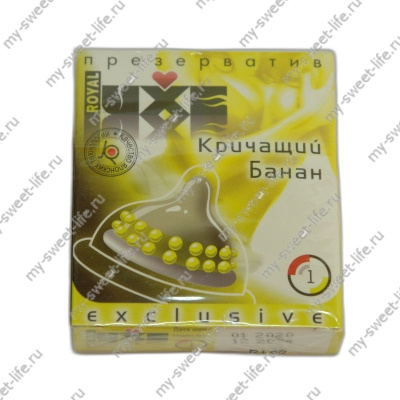 Презерватив Кричащий банан 1шт. Luxe Exclusive (141005)