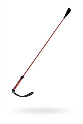 Стек плетеный (короткий) хлопушка, красный лак (0T-00009004)